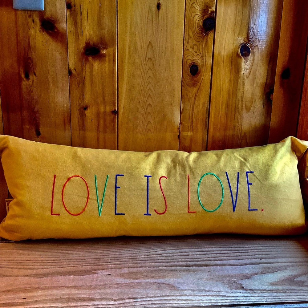 Rae Dunn Love Is Love Pillow